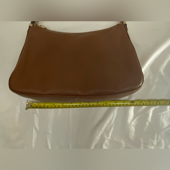 Michael Kors Pebbled Leather Camel Mini Hobo- Adjustable Strap. Goldtone Buckle - Picture 9 of 16